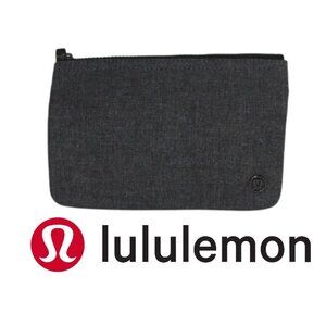Lululemon Grey Zipper Wristlet Pouch